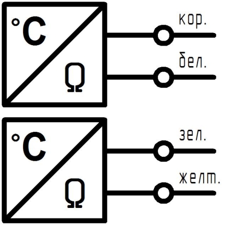 Датчик температуры воздуха 2ДТ-П (аналог Petersime SP-035195)